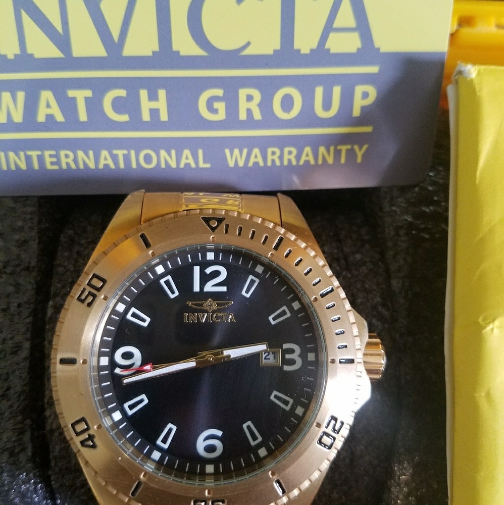 Bronze Invicta mens watch